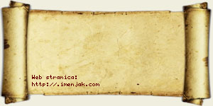 Lana Vilimonović vizit kartica